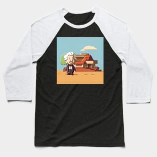 Frank Lloyd Wright Baseball T-Shirt
